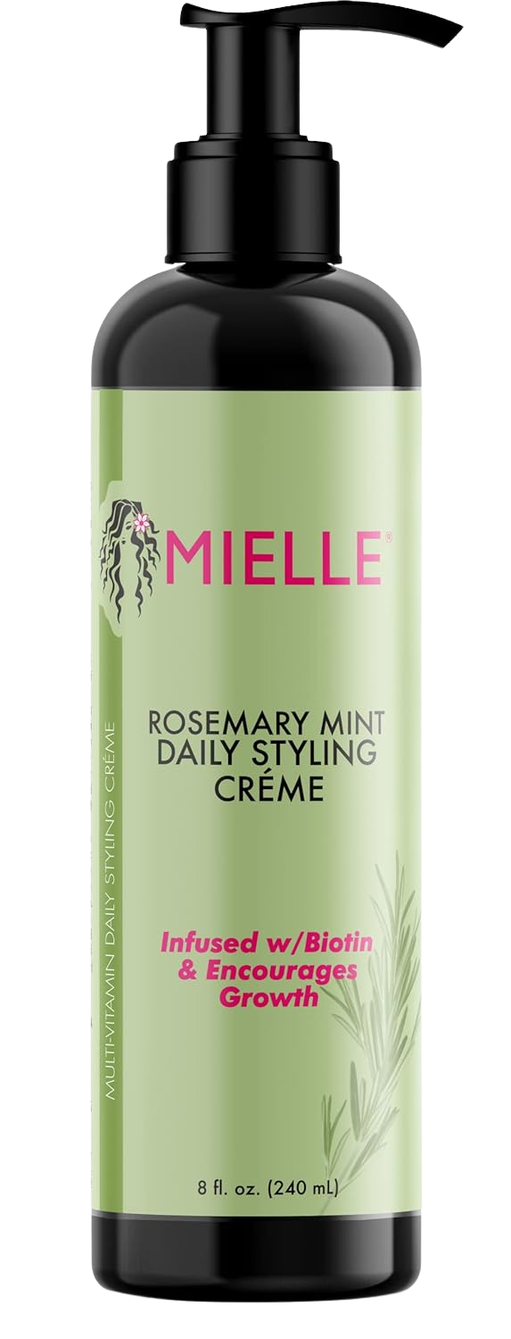 MIELLE rosemary mint multi-vitamin daily styling creme, 8 Ounce