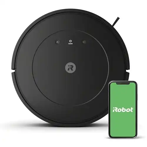 iRobot Roomba Vac Robot Vacuum (Q0120) - Easy to use, Power-Lifting Suction, Multi-Surface Cleaning, Smart Navigation Cleans in Neat Rows, Self-Charging, Alexa