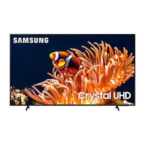 SAMSUNG 43-Inch Class 4K Crystal UHD DU8000 Series HDR Smart TV w/Object Tracking Sound Lite, Motion Xcelerator 120Hz, Ultra Slim Design, Gaming Hub, Alexa Built-in (UN43DU8000, 2024 Model)